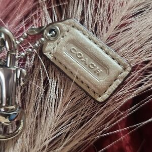 Vintage COACH Kristin Crossbody Bag In Metallic Champagne